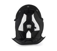 100% Almohadillas de cabeza para casco Status gris XXL