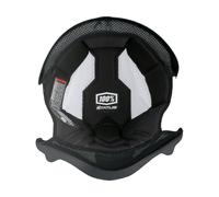 100% Almohadillas de cabeza para casco Status Youth gris L