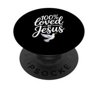 100% Amado por Jesús Paloma Paz PopSockets PopGrip Adhesivo