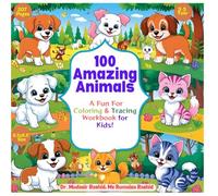 100 Amazing Animals: A Fun & Simple Coloring Book for Kids!
