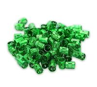 100 anillos de aluminio para sujetar el pelo para estilos protectores, agarre antideslizante, accesorios de salón cómodos, uso diario, actuaciones escénicas, accesorios para el cabello