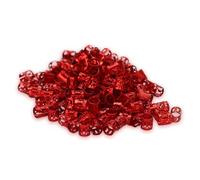 100 anillos de aluminio para sujetar el pelo para estilos protectores, agarre antideslizante, accesorios de salón cómodos, uso diario, actuaciones escénicas, accesorios para el cabello