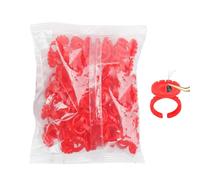 100 anillos de pegamento, soporte inteligente para anillos de pegamento para pestañas, anillos de pegamento ajustables, soporte de pegamento portátil para pintalabios para arte de uñas, vasos de