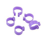 100 anillos de pie de pollo, pato, gallina, ganso, piernas, anillos, clip, anillo de pie de aves, herramientas de agricultura (25 mm)