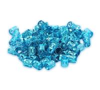 100 anillos de sujeción de pelo de aluminio para estilos protectores, agarre antideslizante, accesorios de salón cómodos de uso diario, actuaciones escénicas, accesorios para el cabello