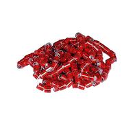 100 anillos para patas de paloma de paloma 2024, anillo de entrenamiento, color rojo, diámetro de 8 mm