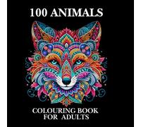 100 Animals Colouring Book For Adults