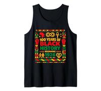 100 años de Historia Negra a Partir de 1926 Herencia Africana Camiseta sin Mangas