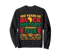 100 años de Historia Negra a Partir de 1926 Herencia Africana Sudadera