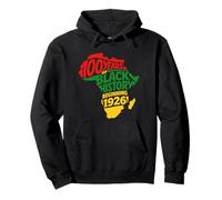100 años de Historia Negra a Partir de 1926 Herencia Africana Sudadera con Capucha