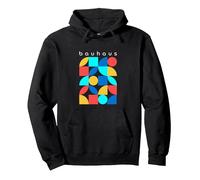 100 Años de la Bauhaus - El póster de la Bauhaus 1923 Sudadera con Capucha, Unisex para Adultos, Negro, L