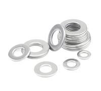 100 arandelas planas de acero inoxidable M2 .5 M3 M4 M5 M6 M8 M10 M12 M14 M16 M18 M20 M22 M27 Para Cerraduras(M2x5x0.3 100pcs)