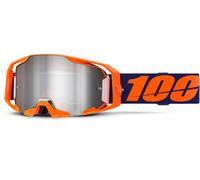 100% ARmatic Gafas de motocross, Azul/Naranja