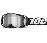 100% ARmatic Gafas de motocross, Negro/Blanco
