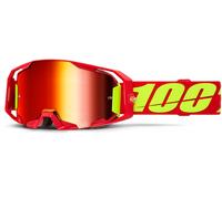 100% ARmatic Gafas de motocross, rojo/amarillo