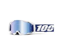 Gafas de Cross 100% Armatic -Lente Espejo Azul Azul