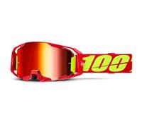 100% ARMATIC - Gafas de natación rojas - Lente roja espejada
