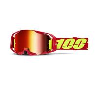 100% ARMATIC - Gafas de natación rojas - Lente roja espejada