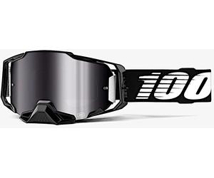 100% Armega Essential Chrome Gafas de motocross, negro-blanco para Hombres