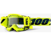 100% Armega Forecast Gafas de motocross, amarillo/negro, Talla única