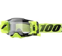 100% Armega Forecast Gafas de motocross, negro/amarillo, Talla única
