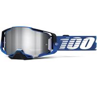 100% Armega Rockchuck Gafas de motocross, blanco-azul para Hombres