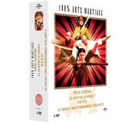 100% arts martiaux - Coffret - True Legend + Le Maître d'armes + Hero + Le secret des poignards volants [Francia] [DVD]