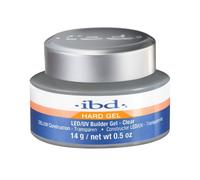 IBD Hard Gel - LED/UV Builder Gel Clear, 1er Pack (1 x 14 g) - MADE IN USA - Gel constructor premium para uñas