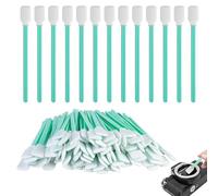 100 bastoncillos de limpieza, mini bastoncillos de limpieza, sin pelusa, para lentes, dispositivos electrónicos y superficies delicadas, hisopos de algodón largos y duraderos, hisopos de espuma
