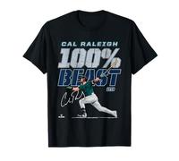100% Beast Cal Raleigh Seattle Baseball MLBPA Camiseta