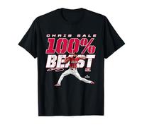 100% Beast Chris Sale Atlanta Baseball MLBPA Camiseta