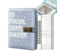 100 Binder Challenge Envelope, A6 Money Savings Challenge Book | Manera Fácil Y Divertida De Ahorrar $ 5, 050 Cama Con Sobres En Efectivo, Planificador De Presupuesto Y Ahorro De Dinero Pe