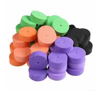 100 bloques de esponja de neopreno para propagación y clonación de plantas de interior en configuraciones de copa de red de 2 pulgadas (varios colores)