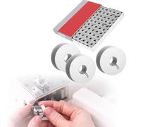 100 bobinas de acero estilo "L" 55623A bobina metálica con ranura para bobinador accesorios para máquinas de coser con portabobinas para piezas de máquinas de coser industriales.