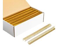 100 bobinas de encuadernación ajustables profesionales para gestión de papel de archivo, anillos de metal de hierro