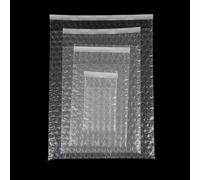 100 bolsas autosellantes a prueba de golpes, bolsas de embalaje de espuma transparente, bolsa acolchada de doble película, sobre-7x10cm