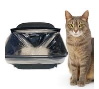 100 bolsas de arena para gatos para caja de arena automática para gatos y caja de arena robot 4/3, resistentes, compatibles con sensores, duraderas, fáciles de usar, transparentes