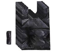 100 bolsas de basura sanitarias, bolsas sanitarias, bolsas de basura negras con estoma perfumadas, pequeñas bolsas de basura negras, bolsas de basura pequeñas para toallas sanitarias de baño