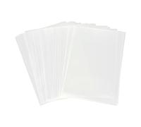 100 bolsas de celofán transparente con revestimiento acrílico de cristal crujiente, 1,2 mm, ideal para aperitivos, panadería, galletas, dulces (28 x 35,5 cm)