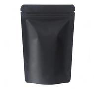 100 bolsas de Mylar, bolsas resellables de pie, bolsas de aluminio con cierre de cremallera, bolsa a prueba de olores, bolsa de Mylar 3.5 con sellado térmico para almacenamiento de alimentos (negro