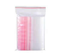 100 Bolsas de Plástico Transparentes Que se Pueden Volver a sellar, Bolsa de Cierre de Cremallera Reutilizable Fuerte, Engrosamiento y Duradero, Bolsas Zip, Prensa para Cerrar 20x28cm