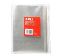 Apli Bolsa Polipropileno 120X180 mm Transparente Pack de 100 Unidades