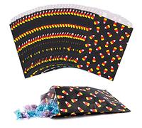 100 bolsas de regalo de Halloween, bolsas de papel de Halloween, bolsas de papel para bufé, chocolate, galletas, recuerdos de fiesta