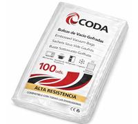 100 Bolsas envasado al vacío - Envio 24 h - 200 x 300 mm Fácil envasado - Compatible con todo tipo de envasadoras | Sin BPA ni ftalatos | Bolsas para envasar alimentos (200x300)