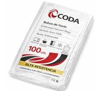 100 Bolsas envasado al vacío - Envio 24 h - 250 x 350 mm - Fácil envasado - Compatible con todo tipo de envasadoras | Sin BPA ni ftalatos | Bolsas para envasar alimentos (250x350)
