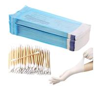 100 Bolsas Esterilizacion Manicura Autosellantes, Bolsa de Esterilización Desechable, Bolsas de PVC Estériles, Autoadhesivas Bolsa de Auto Sellado, Bolsa de Almacenamiento Dental