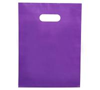 100 Bolsas moradas para pequeñas Empresas de 1.5 mil, 9 x 12 Pulgadas, Bolsas de mercancía Extra Gruesas y Brillantes para Venta al por Menor, Color Morado