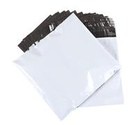 100 Bolsas para Envíos 45x60 cm. Sobres Plásticos Blancos Opacos Autoadhesivos. Sobres de embalaje Impermeables y Resistentes, Embalaje para Ropa, Libros, Zapatos y Paquetes de Correo