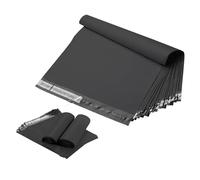100 Bolsas para Envíos y Vinted, Sobres Plástico Negros Autoadhesivos Impermeables - Paquetes, Correo, Bolsas de Envio para Ecommerce 305x380mm / 12''x15.5''