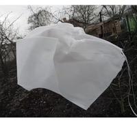 100 bolsas protectoras for uvas con cordón: bolsas de malla transpirable for protegerlas de insectos y el clima.(300mm by 350mm)